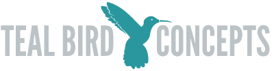 Teal Bird Concepts Logo